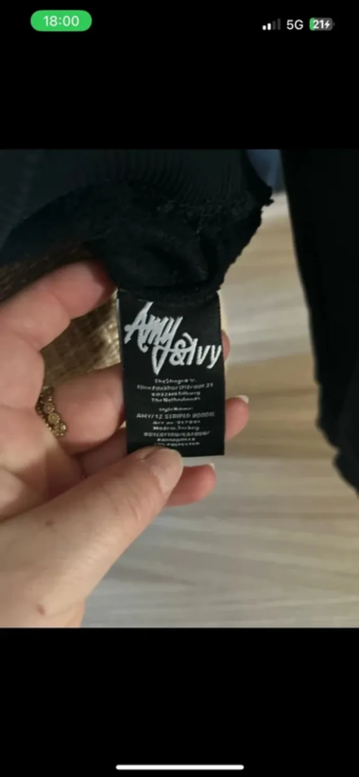 Sweat à capuche amy & ivy - photo numéro 4