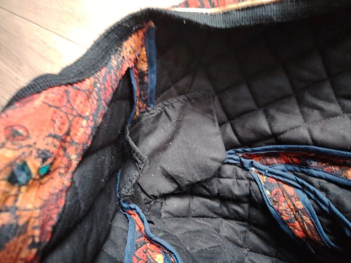 Veste matelassée vintage colorée - photo numéro 3