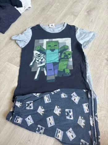 Pyjama minecraft 8 ans