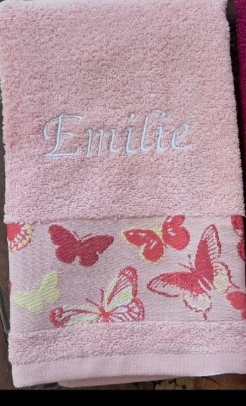 Serviette Françoise Saget personnalisée