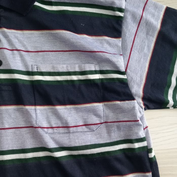 Polo rayé vintage homme taille L - photo numéro 3