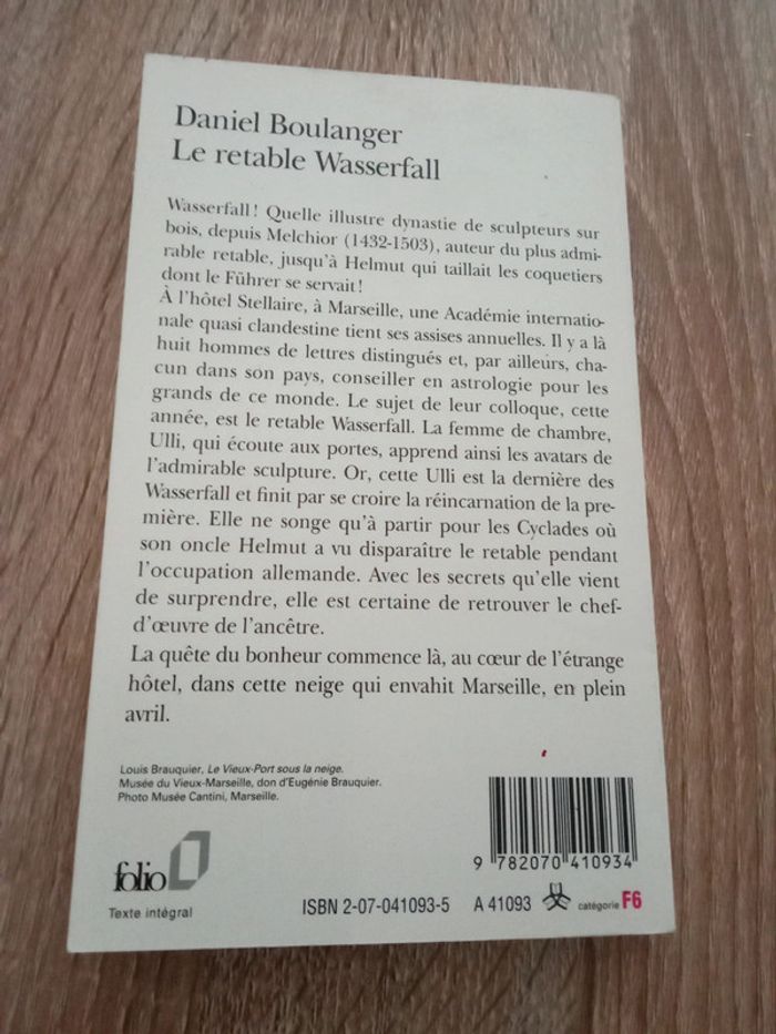 Daniel Boulanger 📚 Le retable Wasserfall - photo numéro 2