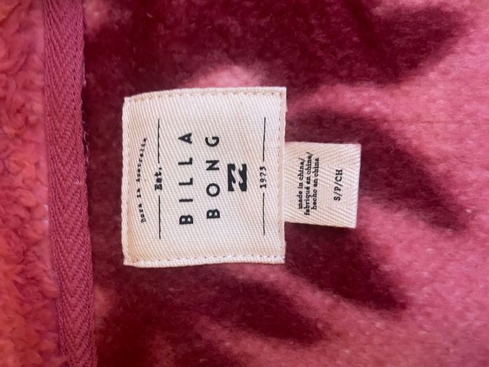 Polaire Sherpa billabong time off  rose fuschia - photo numéro 4