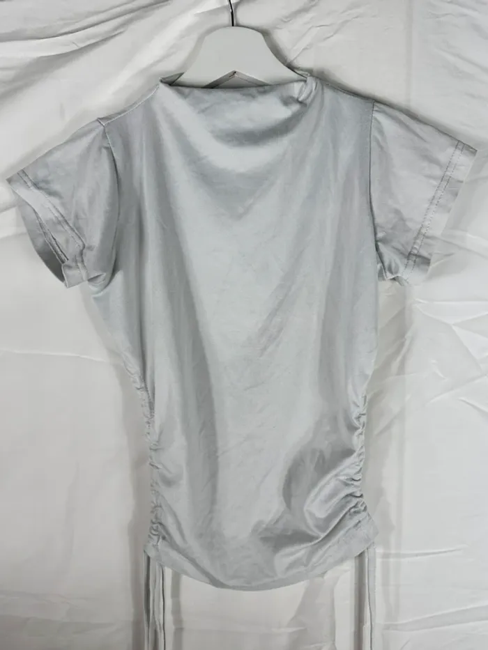 T-shirt blanc dos nu SHEIN