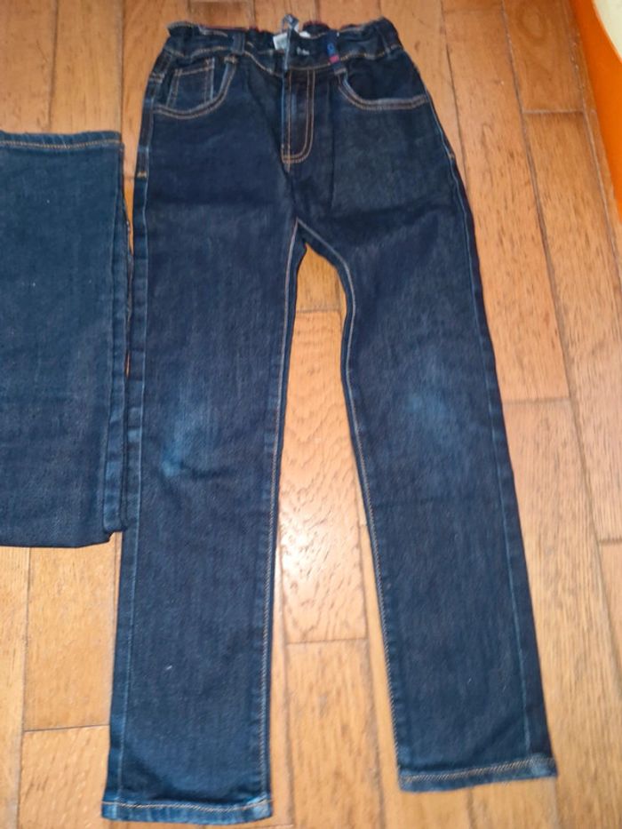 Lot de jean okaidi slim 8 ans - photo numéro 3