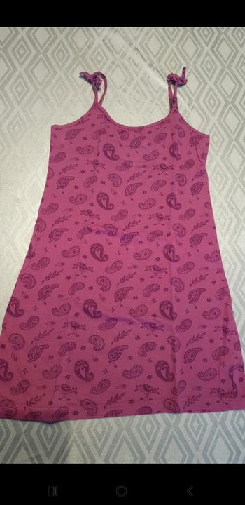 Robe légère violette 10 ans