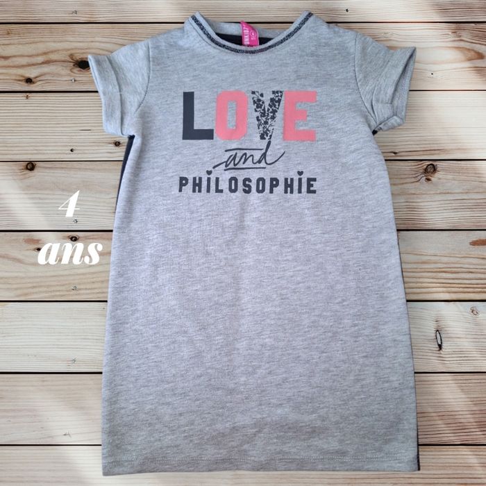 Robe “Love & Philosophie” – Punkidz – 4 ans