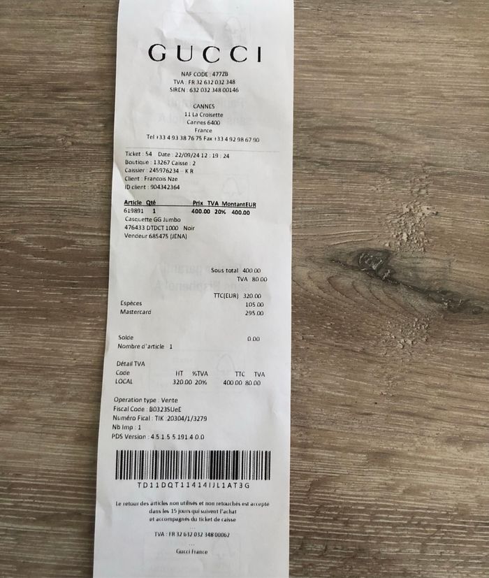 Casquette Gucci Jumbo - photo numéro 6