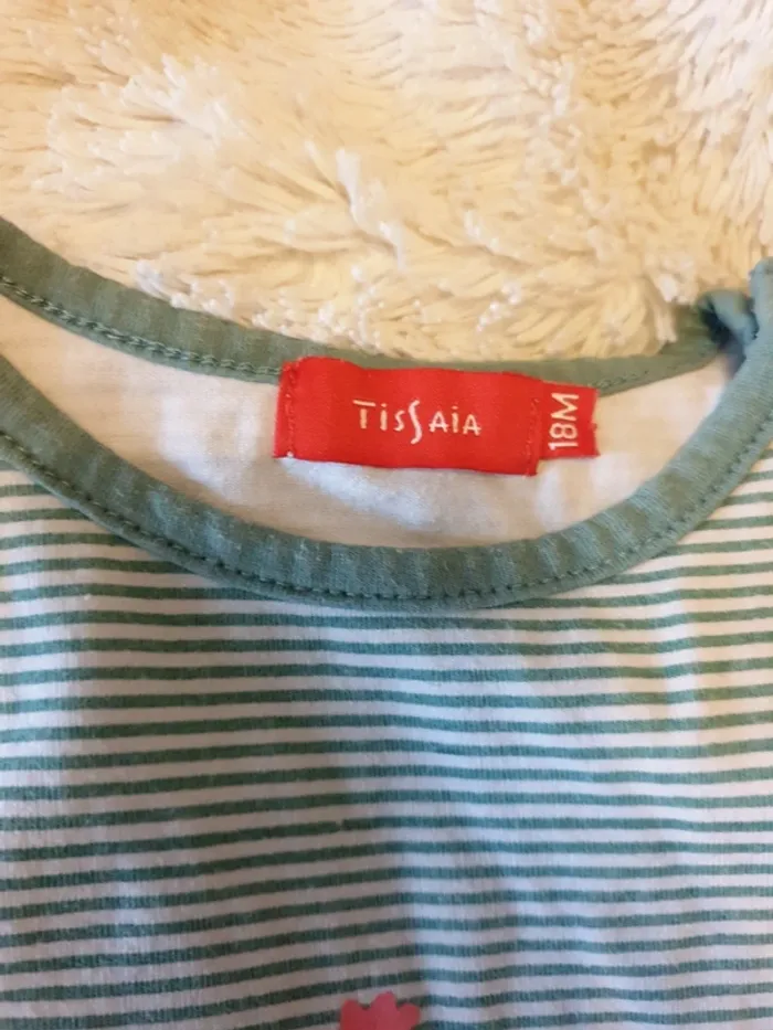 Ensemble fille 18m fleur Tissaia - photo numéro 3