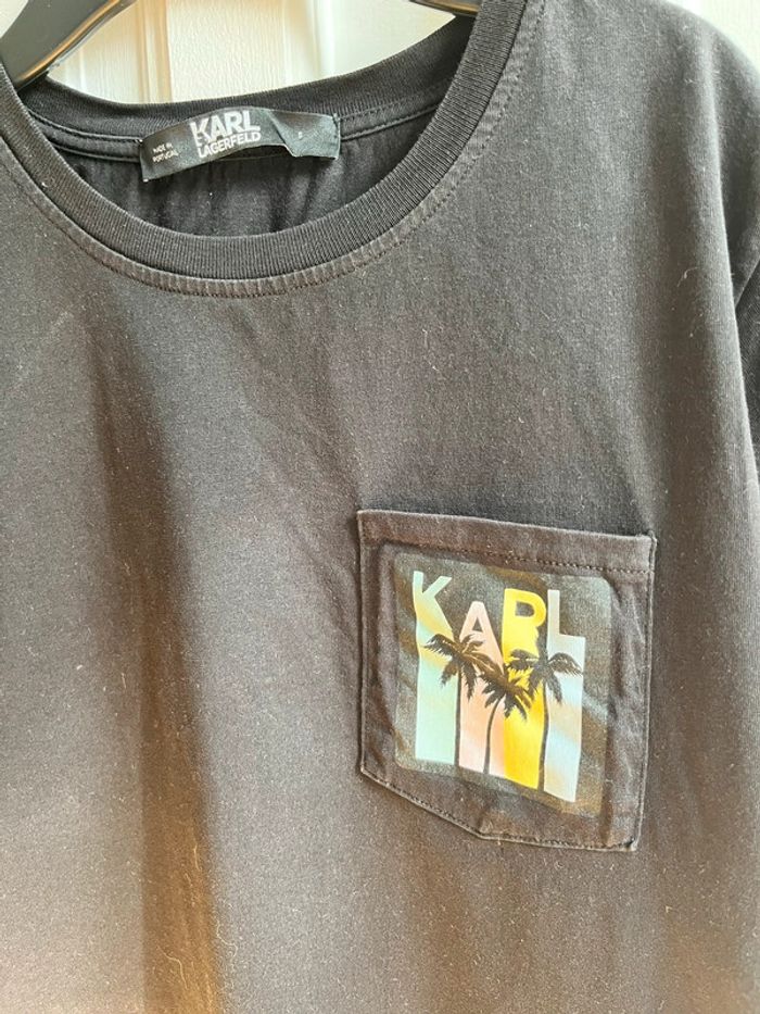 Teeshirt Karl lagerfeld noir S - photo numéro 2