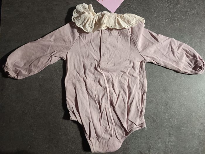 Body col claudine en dentelle 12 mois - photo numéro 5