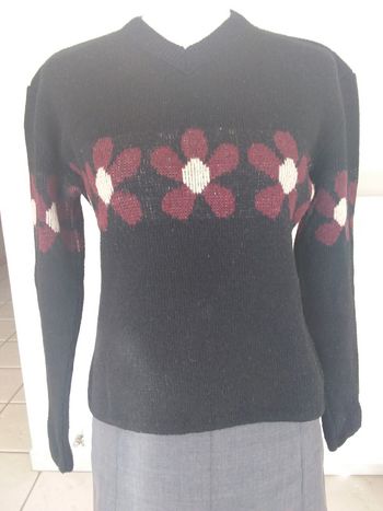 Pull motif fleurs 🌸