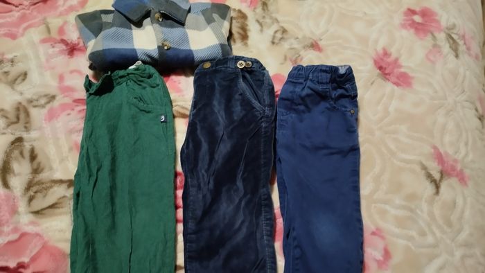 Lot de pantalon s garçon 18mois