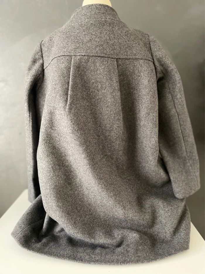 Manteau gris fille enfant bonpoint - photo numéro 3