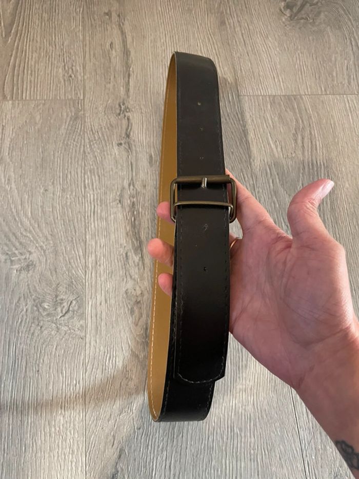 Ceinture marron boucle doré vieilli correspond à une taille 38 - photo numéro 3