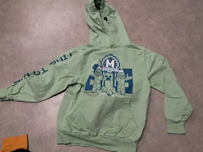 pull sweat garcon 8 ans minecraft