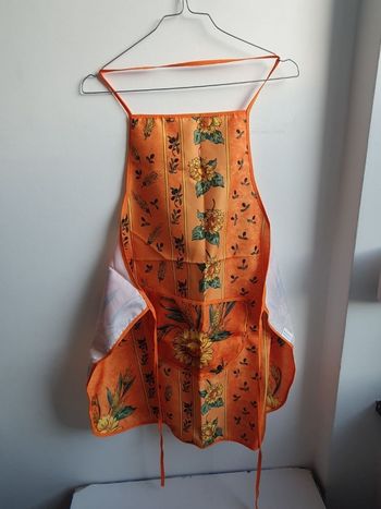 Tablier de cuisine motif fleur