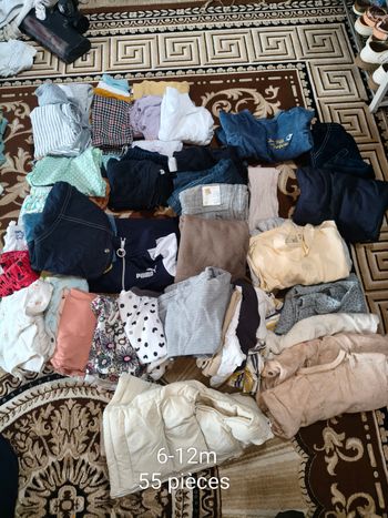 Lot de vêtements bébé fille mixte entre 6-12mois