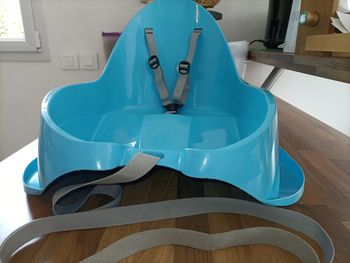 Luge bleu Bébé avec sangles EDA