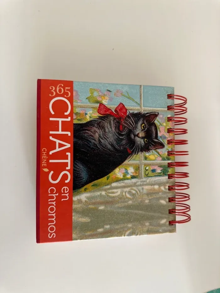 Livre, 365 chats en chromos