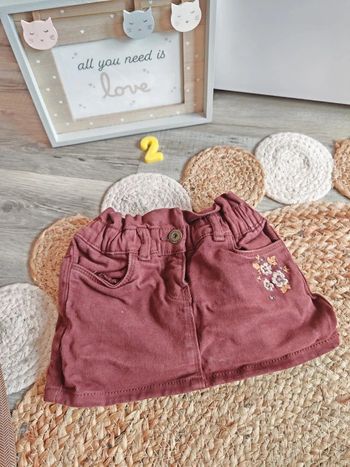 Jupe bordeaux