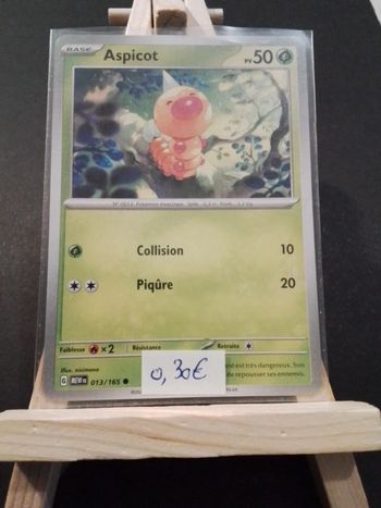 Carte Pokémon Aspicot 13/165