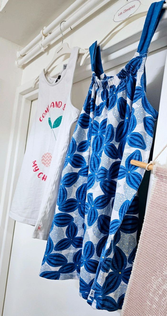 2 Tee-shirt Debardeurs 100% Coton Okaïdi Taille 12 ans