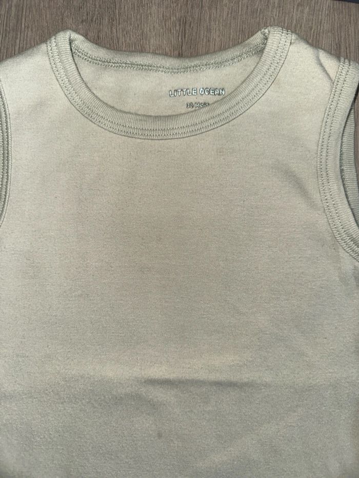 T-shirt sans manche culotte - photo numéro 2