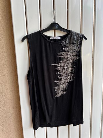 T-shirt argenté poetic