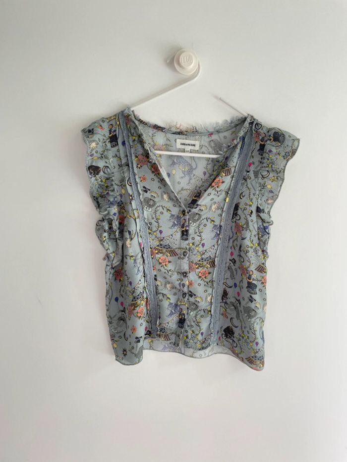Top vert d’eau Zadig & Voltaire – Taille 12 ans / XS