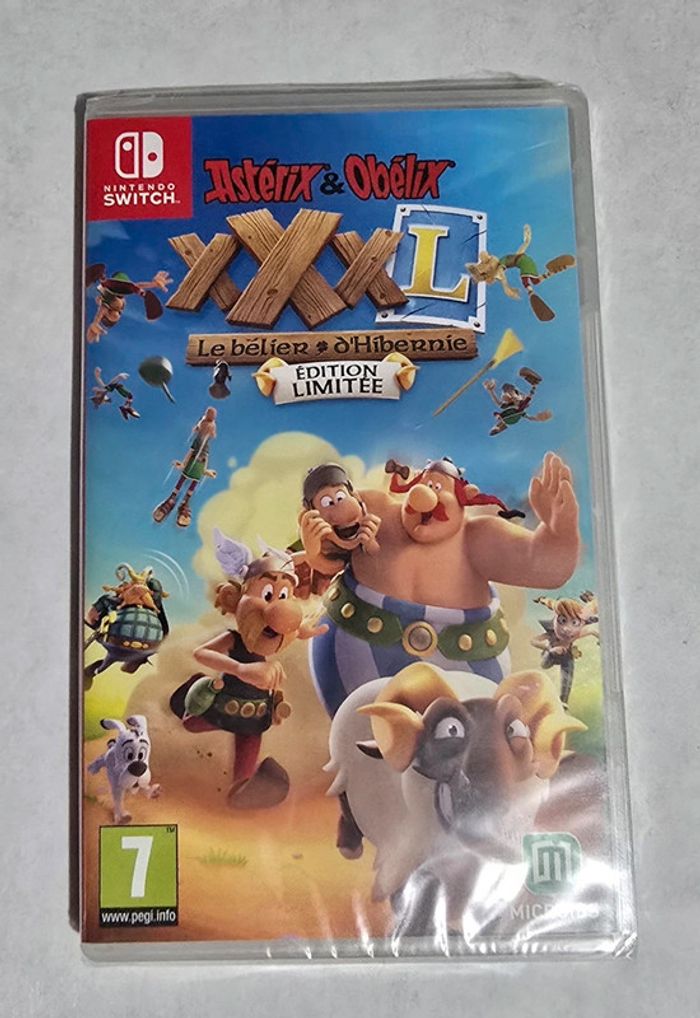 *neuf* Jeu vidéo Nintendo switch asterix et obelix XXXL le bélier d’hibernie