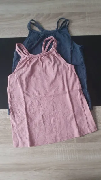 Lot de 2 débardeurs 6 ans