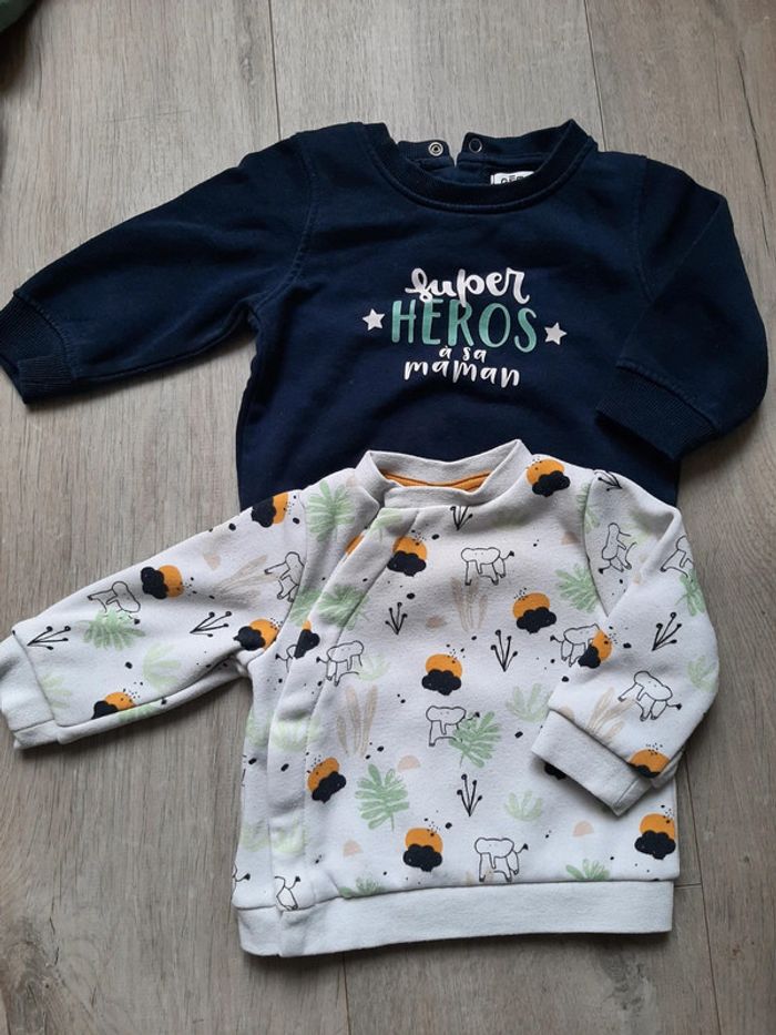 Lot Sweats 6 mois - photo numéro 2