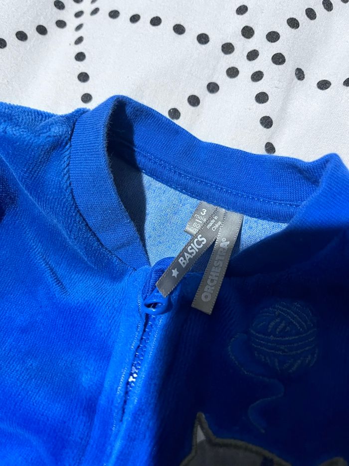 Pyjama orchestra bleu taille 3mois - photo numéro 2