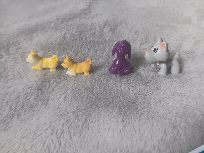 Lot de 4 figurine animaux chiens - photo numéro 3