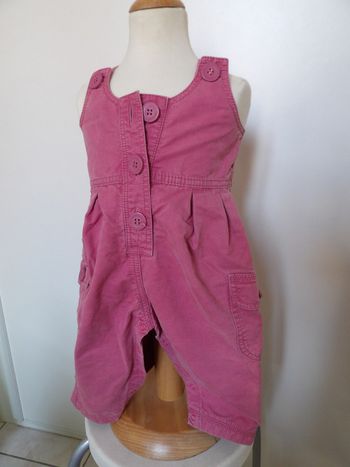 Salopette rose - Petit bateau - 12 mois