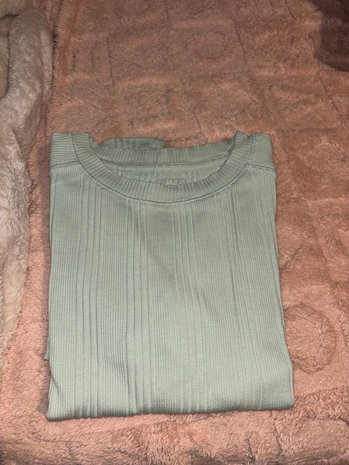 tee shirt vert menthe - photo numéro 2