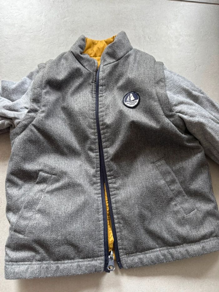 Veste réversible petit bateau 5 ans - photo numéro 3