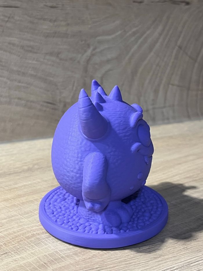 👾 Figurine Petit Monstre Violet – Objet déco original - photo numéro 4