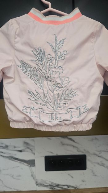 Blouson  ikks   rose  6  mois  / 68 cm