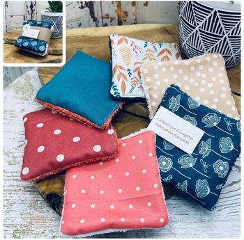 Lingettes lot de 6 lavable et réutilisable