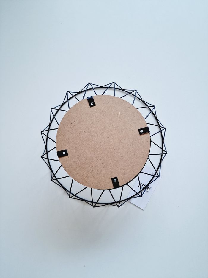 5five - Panier / corbeille à fruits - Métal noir, bois - Neuf avec étiquette ! - photo numéro 4