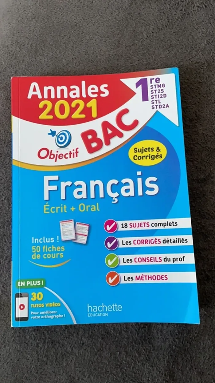 Lot Annales bac de français - photo numéro 2