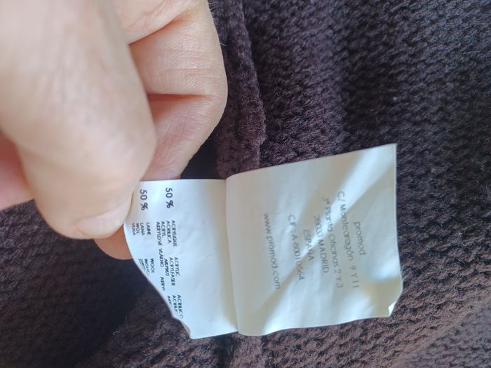 Gilet marron manches longues Promod taille 1/S - photo numéro 10