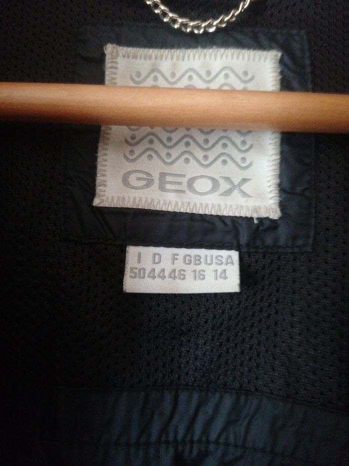 Doudoune geox taille 46 noir - photo numéro 6