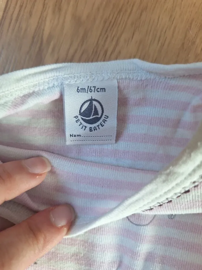 Ensemble bodie + legging PetitBateau en 6mois - photo numéro 4