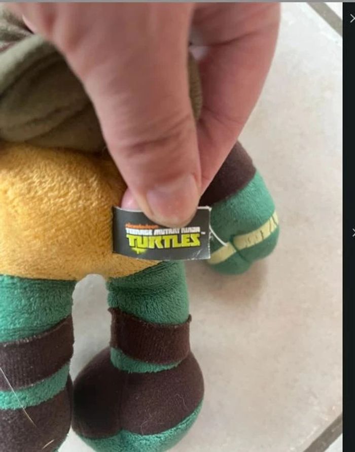 Peluche tortue ninja - photo numéro 4