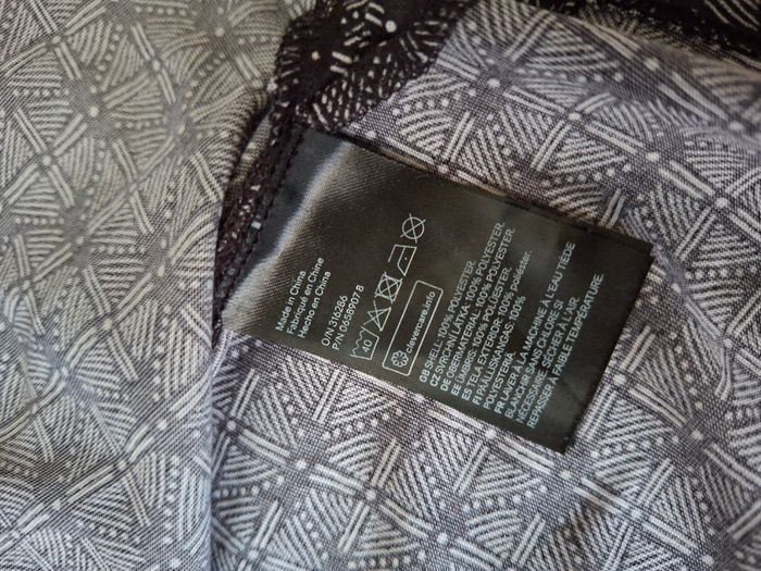 Blouse manches 3/4 noir à motifs H&M Taille 2XL - photo numéro 6