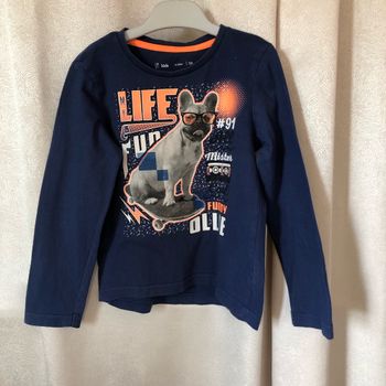 T-shirt bouledogue 5 ans Gémo