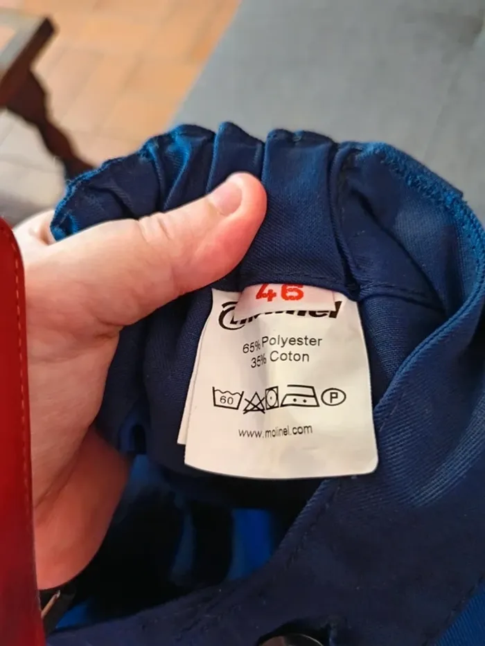Pantalon de bleu de travail taille 46 - photo numéro 3